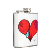 壊れたハートフラスコ フラスク (右)