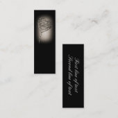 壊れたハートブックマーク名刺 スキニー名刺 (正面/裏面)