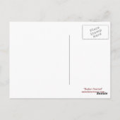 壊れたハートボーイ子犬はがき ポストカード (裏面)