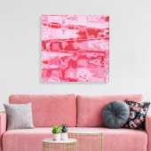 壊れたハート抽象芸術 キャンバスプリント (インサイチュ (リビング))