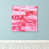 壊れたハート抽象芸術 キャンバスプリント (インサイチュ (ウッドフロア))