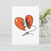 壊れたハート赤 招待状 (スタンド正面)