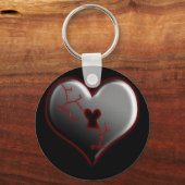 壊れたハート キーホルダー (正面)