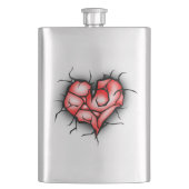 壊れたハート フラスク (正面)