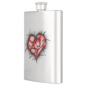 壊れたハート フラスク (左)