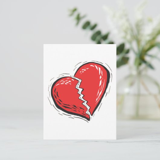 壊れたハート ポストカード (スタンド正面)