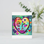 壊れたハート ポストカード (スタンド正面)