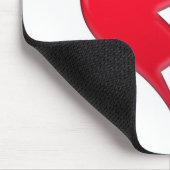 壊れたハート マウスパッド (コーナー)