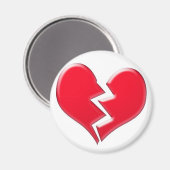 壊れたハート マグネット (正面/裏面)