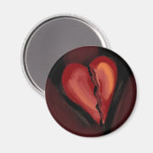 壊れたハート マグネット (正面/裏面)