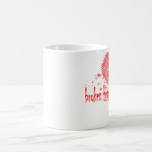 壊れたハート モーフィングマグカップ (中央)