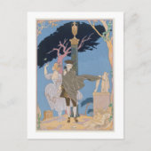 壊れたハート、壊れた彫像、'Fのためのイラストレーション ポストカード (正面)