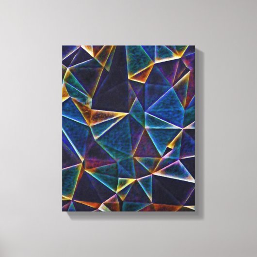 壊れたバブルのキャンバス印刷 キャンバスプリント (正面)