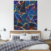 壊れたバブルのキャンバス印刷 キャンバスプリント (インサイチュ (寝室))