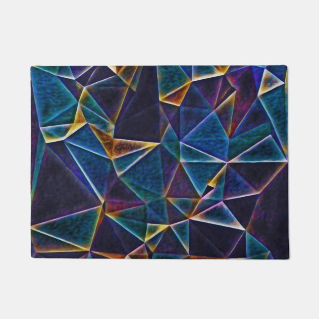 壊れたバブルのフォーマット ドアマット (正面)