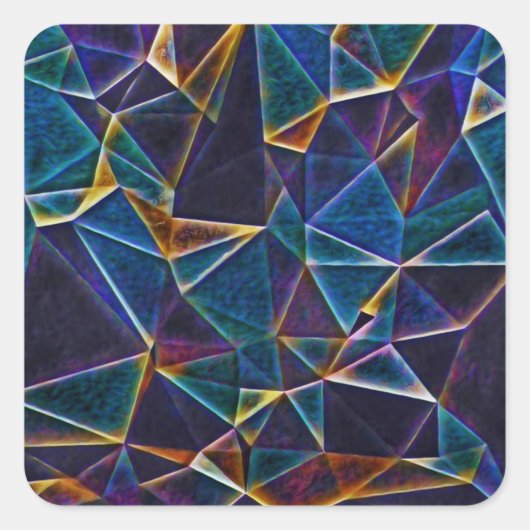 壊れたバブルクラシックの丸いシール スクエアシール (正面)