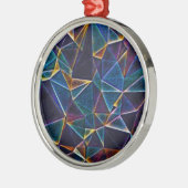 壊れたバブル セラミックオーナメント メタルオーナメント (左)