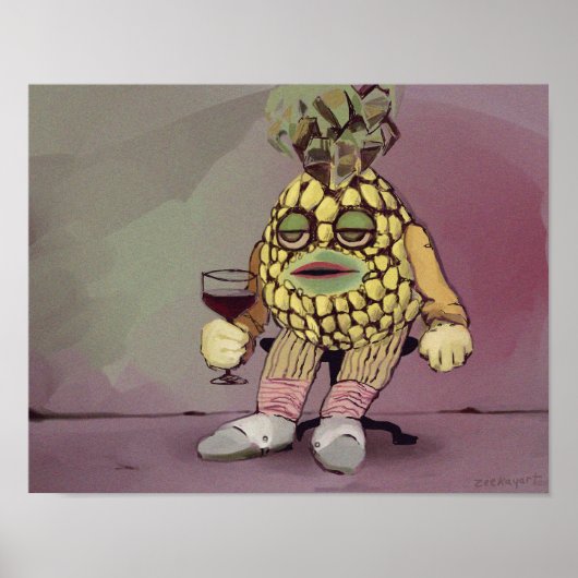 壊れたパイナップルのポスター ポスター (正面)