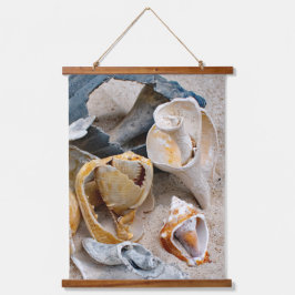 壊れたビーチ美しい 吊り下げ型タペストリー