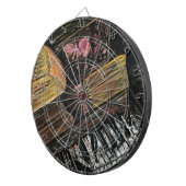 壊れたピアノ ダーツボード (正面右)