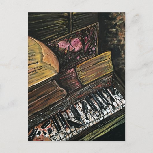 壊れたピアノ ポストカード (正面)