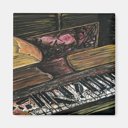 壊れたピアノ マグネット (正面)