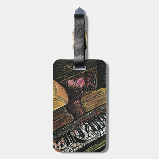 壊れたピアノ ラゲッジタグ (裏面縦)