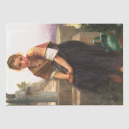 壊れたピッチャーウィリアム・アドルフ・ブグロー 薄葉紙