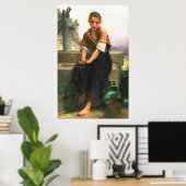 壊れたピッチャー（ラクルシュカシー） 1891 ポスター (ホームオフィス)