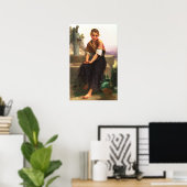 壊れたピッチャーWilliam-Adolphe Bouguerau Canvas ポスター (ホームオフィス)