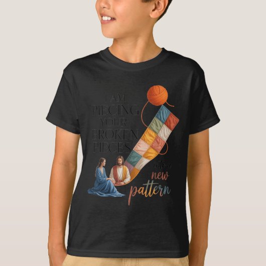 壊れたピースを新しいパターンに1 Tシャツ (正面)