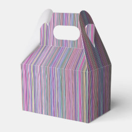 壊れたフラットスクリーンテレビのレインボーストライプ フェイバーボックス