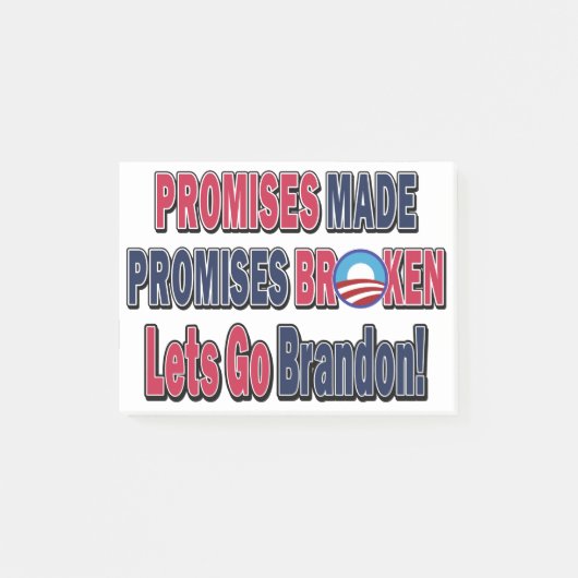 壊れたブランドン ポストイット (正面)