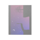 壊れたブリッジのメモ帳 ノートパッド (回転)