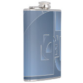 壊れたブルーストーンのレンガ フラスク (右)