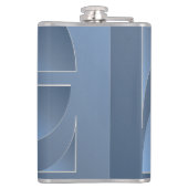 壊れたブルーストーンのレンガ フラスク (裏面)