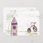 壊れたホーム ポストカード (正面/裏面)