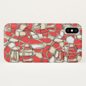 壊れたポップ・アートのサンゴ Case-Mate iPhoneケース (裏面(横))