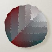 壊れたモザイク ラウンドクッション (裏面)