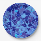 壊れたモザイクC ペーパープレート (正面)
