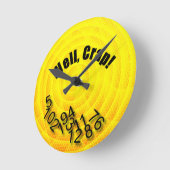 壊れたラウンドクロック ラウンド壁時計 (傾斜)