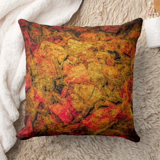 壊れたレンガ クッション (ブランケット)