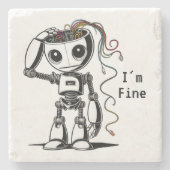 壊れたロボット – 素晴らし ストーンコースター (正面)