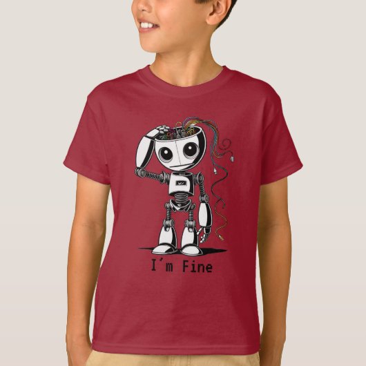 壊れたロボット – 素晴らし Tシャツ (正面)