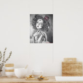 壊れた人形の壁ポスター壁アートカーニバル人形 ポスター (キッチン)