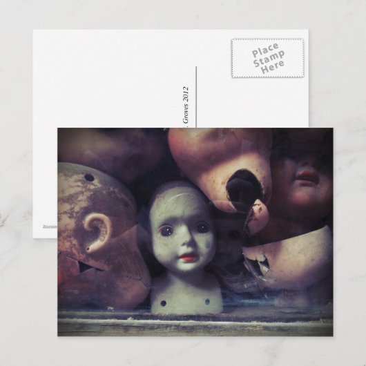 壊れた人形 ポストカード (正面/裏面)