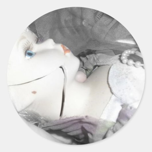 壊れた人形 ラウンドシール (正面)