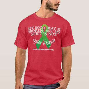 壊れた体-暗いワイシャツ Tシャツ