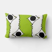 "壊れた凧"草のおもしろい抽象芸術 – グラフィック枕 ランバークッション (裏面)