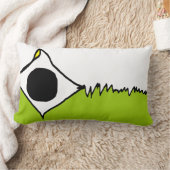 "壊れた凧"草のおもしろい抽象芸術 – グラフィック枕 ランバークッション (ブランケット)